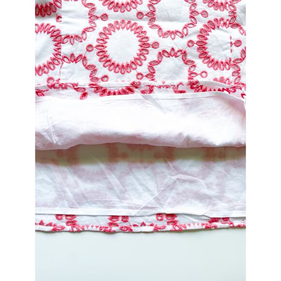 Women's Banana Republic Milly Collection Coral and White 2 Piece Set Size 14 - Picture 12 of 12